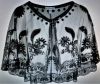 Adult Female Costumes to Hire - Sequin Paisley Mesh Knit Bolero
